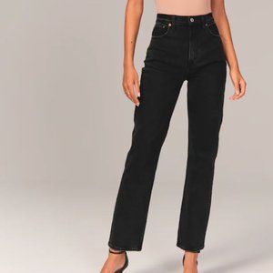 Abercrombie 90s Ultra High Rise Straight Jeans